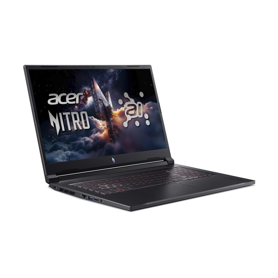 Bild von Acer Nitro V17 (ANV17-41-R311) Gaming 17,3" QHD, 165Hz, Ryzen R7-260 (16 TOPS), 32GB RAM, 2x 1TB SSD, GeForce RTX5070, Windows 11