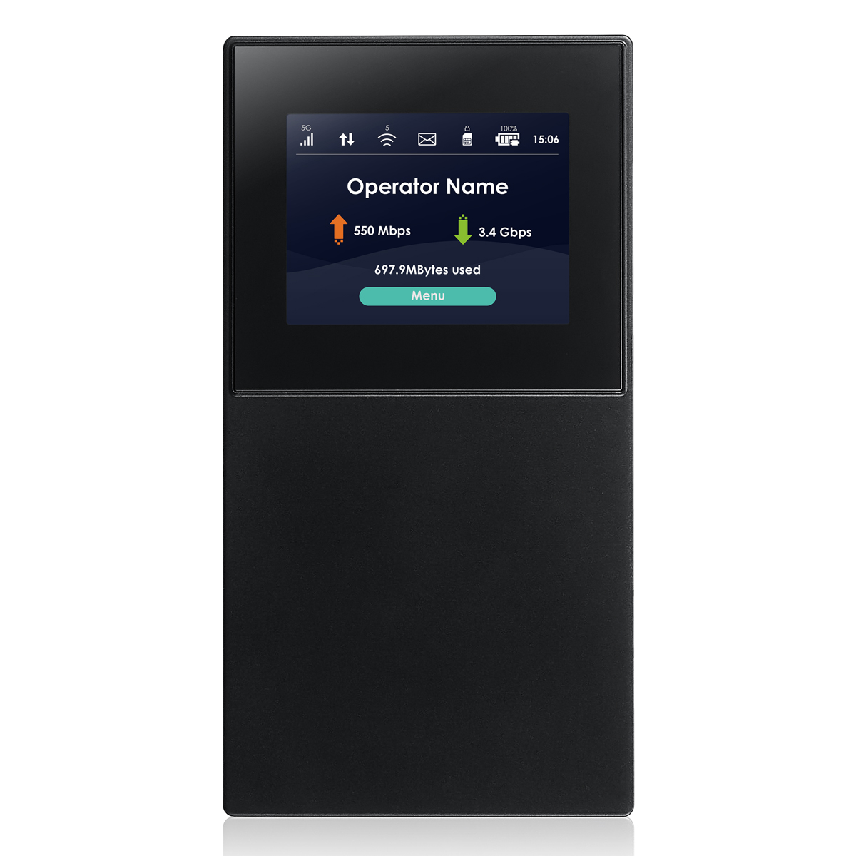 Bild von Zyxel NR2301 Mobiler 5G WiFi 6 Router 5G (bis zu 3,4 Gbit/s), WLAN AX (bis zu 1,9 Gbit/s), 4.500mAh Akku