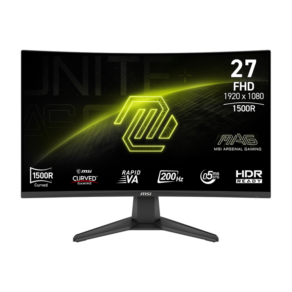 Bild von MSI MAG 276CFDE E20 Gaming Monitor - Curved Panel , 200Hz, 0,5m Reaktionszeit 0,5ms(GtG)