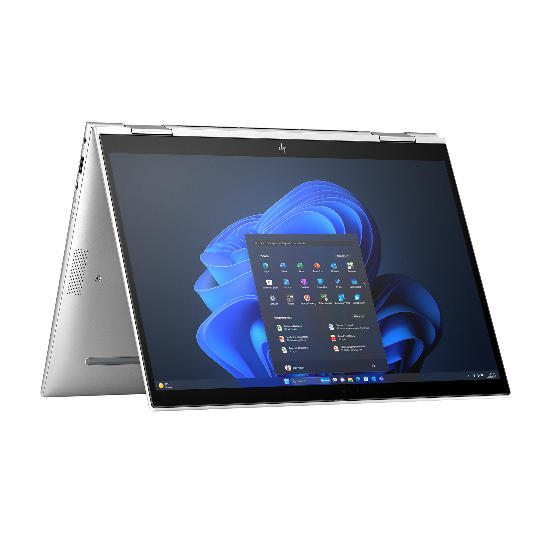 Bild von HP Elite x360 830 G11 927X9ES 13,3" WUXGA Touch, Intel Core Ultra 7 155U, 32GB RAM, 1TB SSD, LTE, Windows 11 Pro