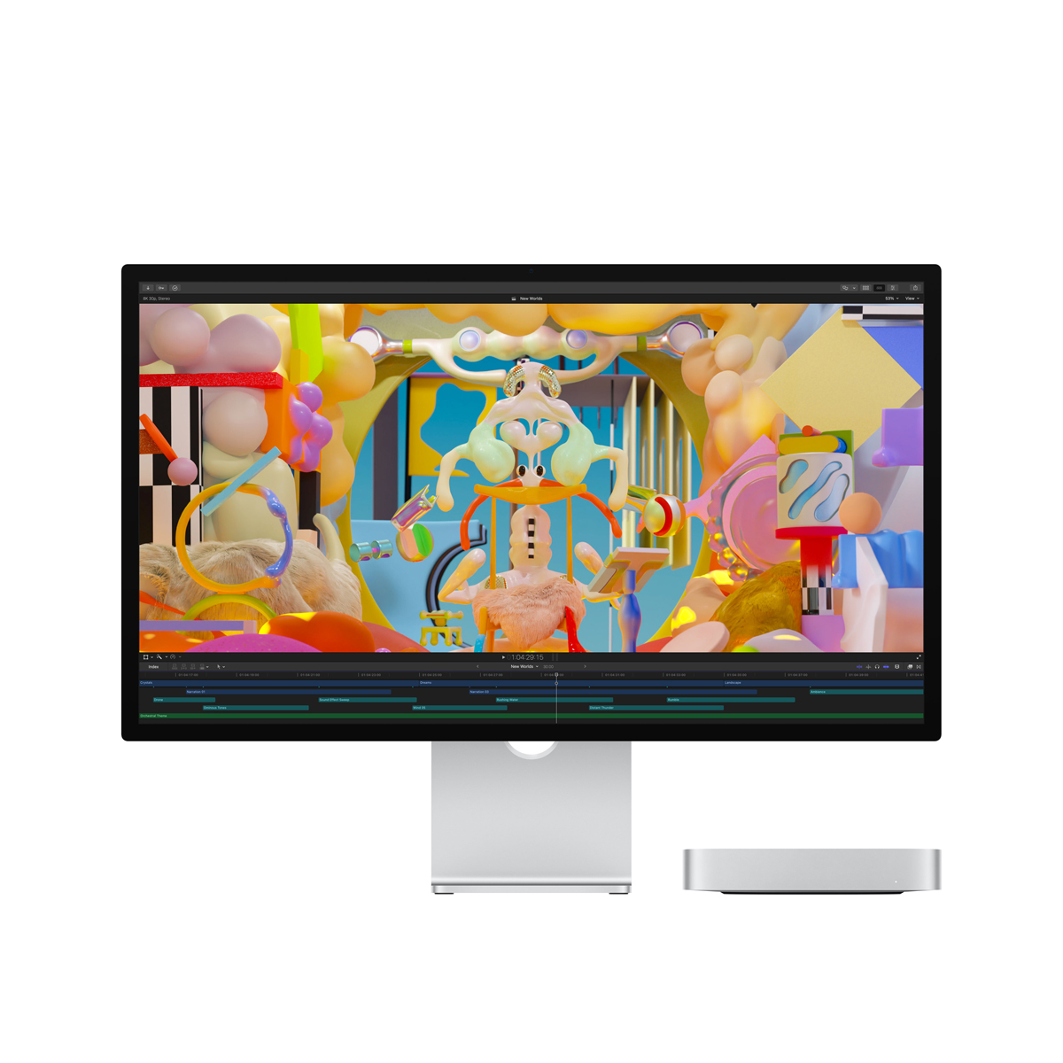 Bild von Apple Mac Mini MNH73D/A Silber - M2 Pro 10-Core, 16-Core GPU, 16GB RAM, 512GB SSD