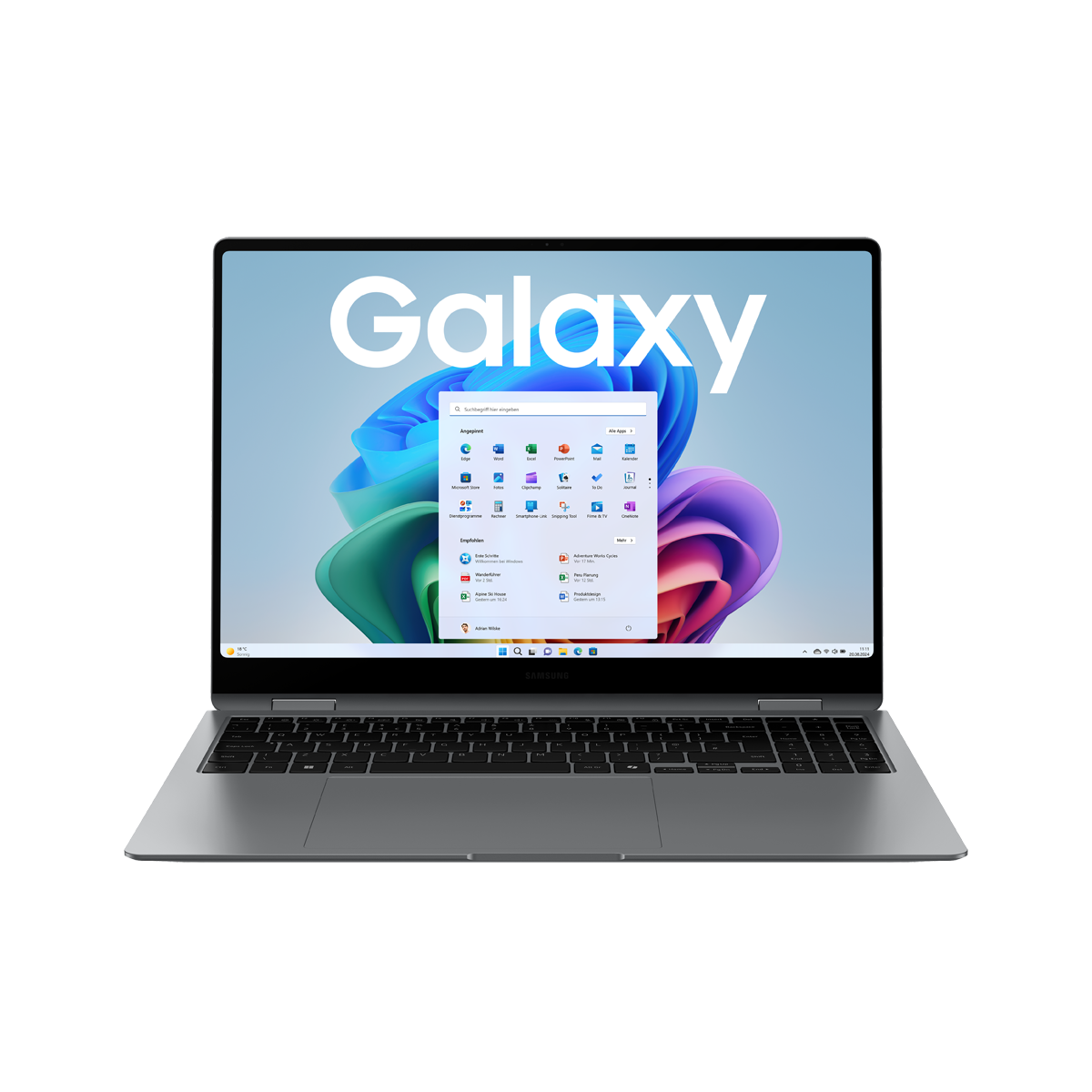 Bild von SAMSUNG Galaxy Book5 Pro 360 16 Zoll Intel Core Ultra 7 256V 16GB 512GB W11 Moonstone Gray