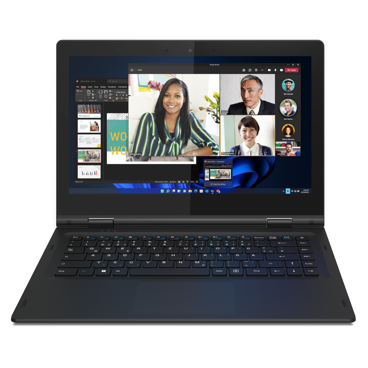 Bild von Geo GeoFlex 140 - 14" HD Touchscreen, Celeron 4020, 4GB, 128GB, Windows 11, Microsoft 365 Single