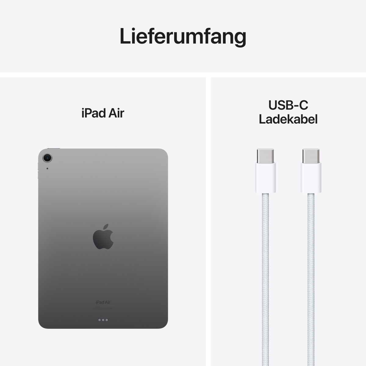 Bild von Apple iPad Air 11 Wi-Fi 128GB (spacegrau) 6.Gen
