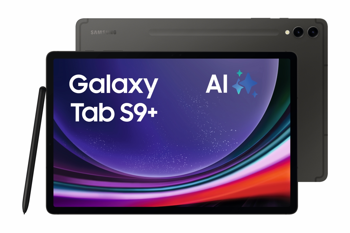 Bild von Samsung X810N Galaxy Tab S9+ Wi-Fi 256 GB (Grau) 12,4" WQXGA+ Display / Octa-Cora / 12GB RAM / 256GB Speicher / Android 13.0
