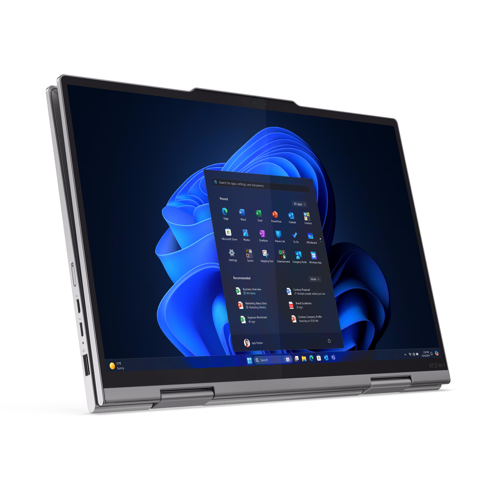 Bild von Lenovo ThinkPad X1 2-in-1 Gen10 - 21Q00070GE 14