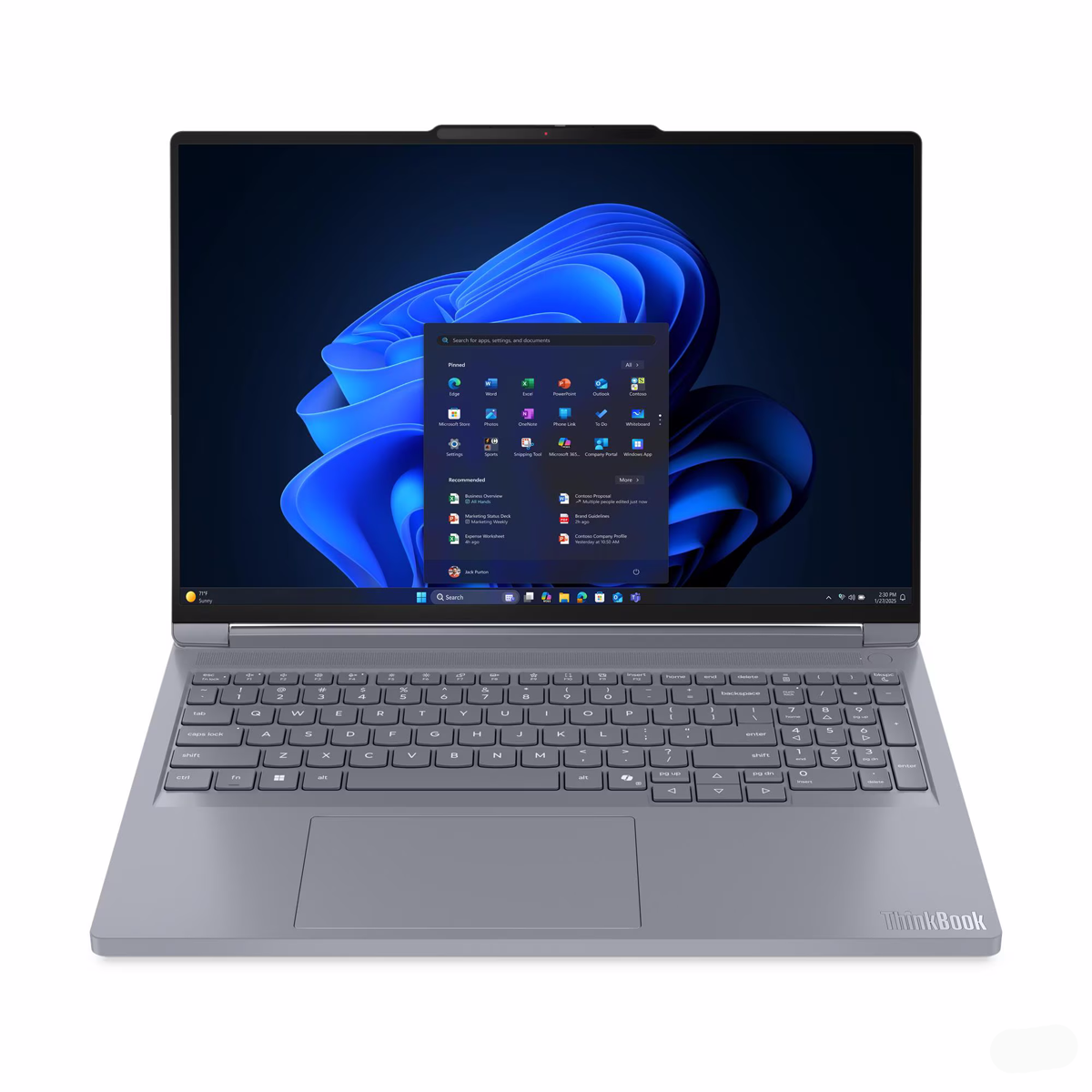 Bild von Lenovo ThinkBook 16p Gen6 - 21U00017GE 16" WQXGA, AMD Ryzen 9 - 8940HX, 64GB RAM, 1TB SSD, RTX 5060, Windows 11 Pro