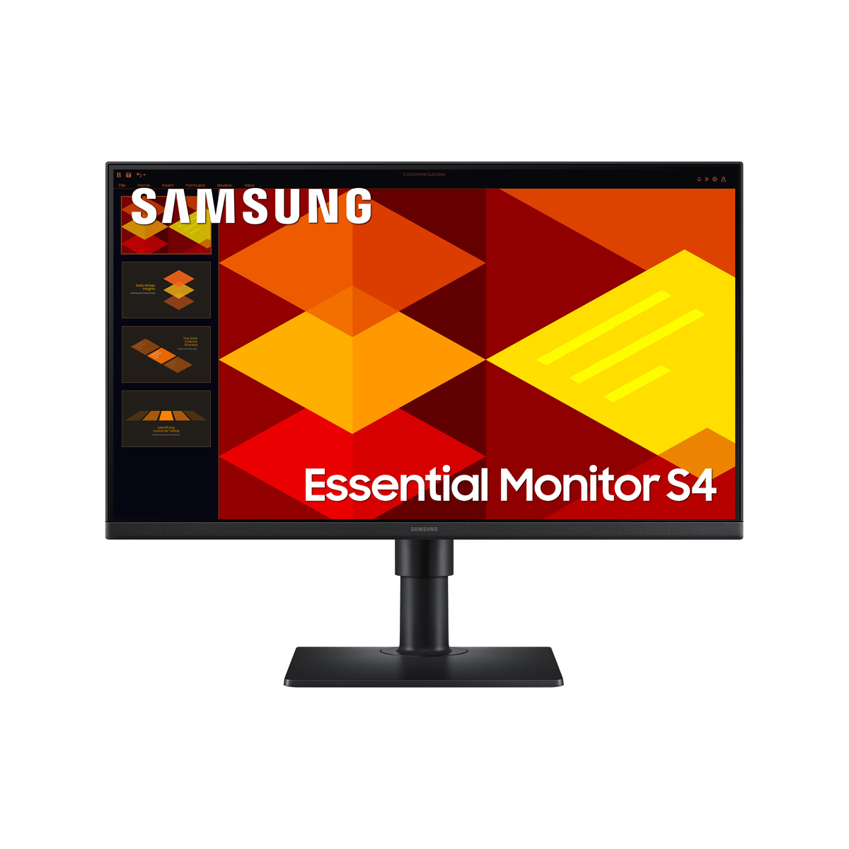 Bild von Samsung S24D604UAU 24" Office Monitor - IPS, QHD, 100Hz, Pivot