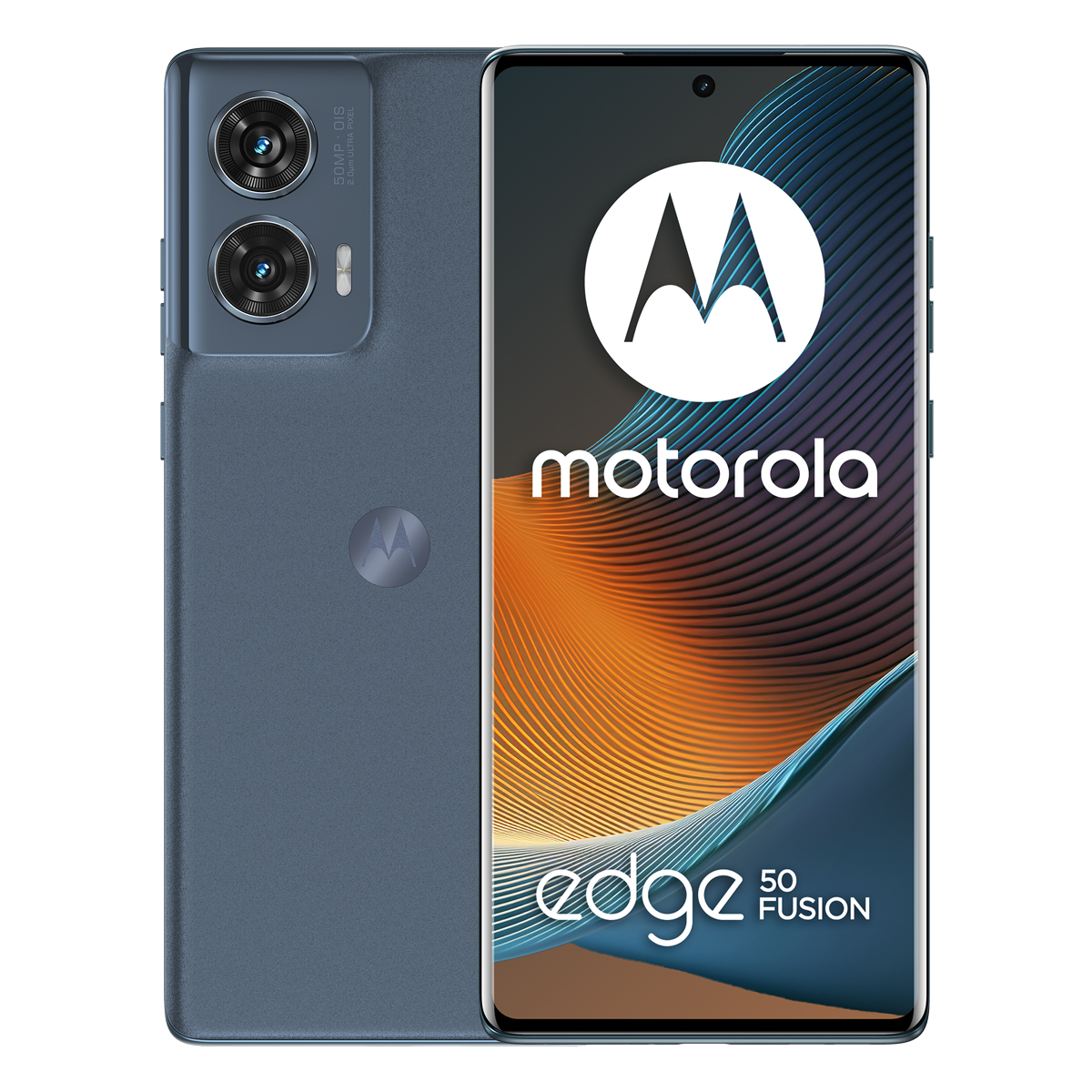 Bild von Motorola Edge 50 Fusion 256GB Forest Blue EU 17,02cm (6,7") OLED Display, Android 14, 50MP Dual-Kamera
