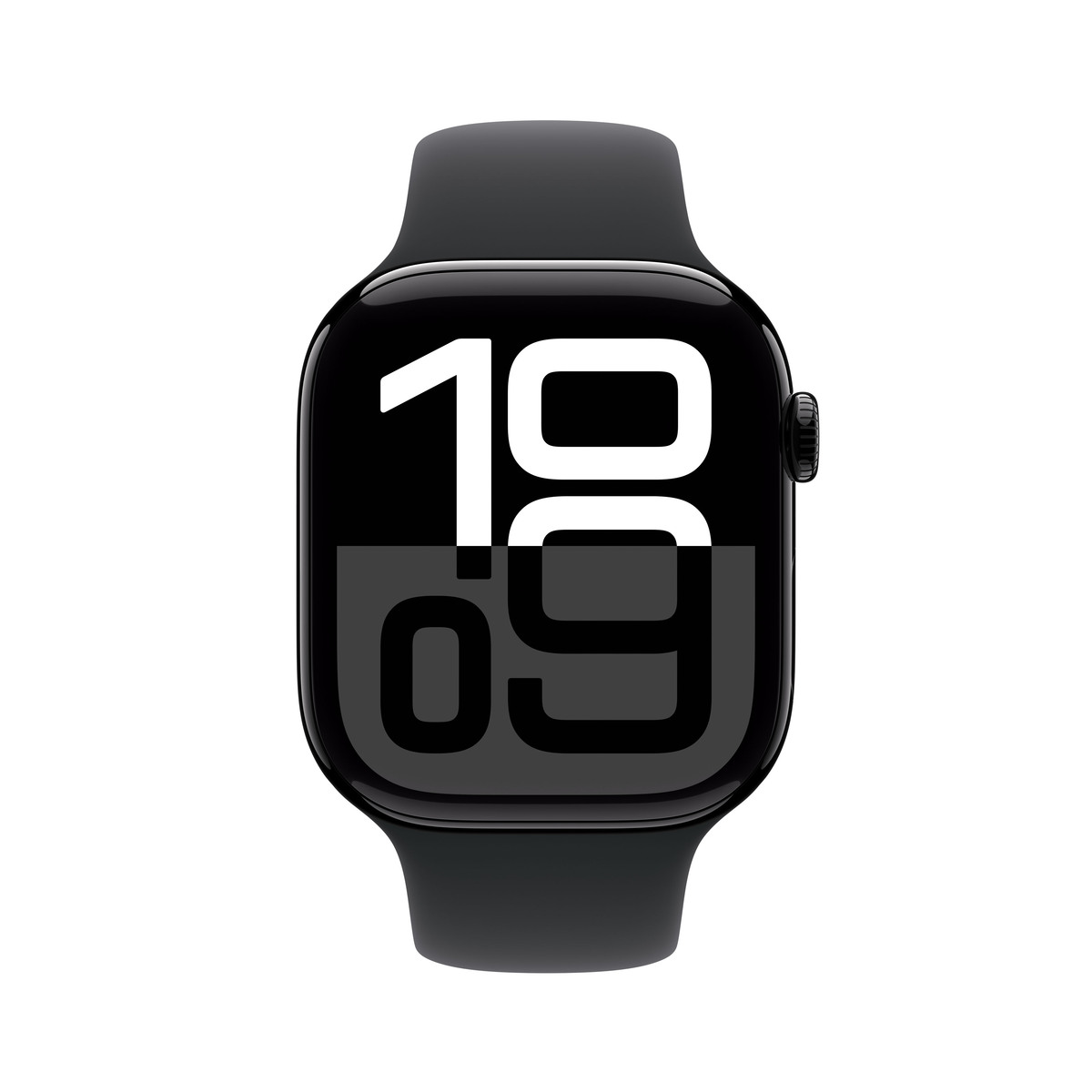 Bild von Apple Watch S10 Diamantschwarz Aluminium Schwarz Sport Band S/M GPS + Cellular 46mm MWY33QF/A 2024
