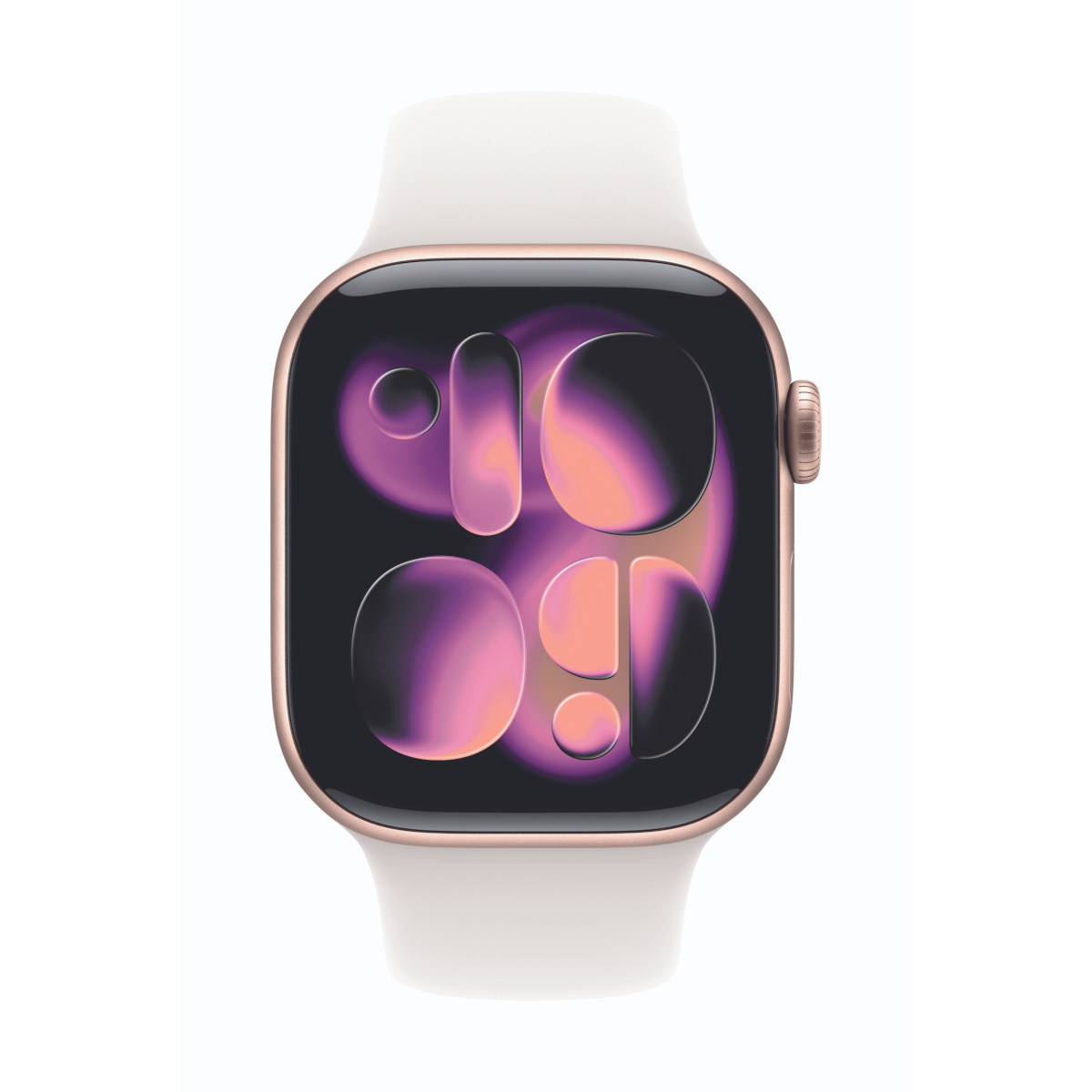 Bild von Apple Watch Series 11 Cellular 42mm Roségold Aluminium Gehäuse mit Blassrosa Sport Band - M/L