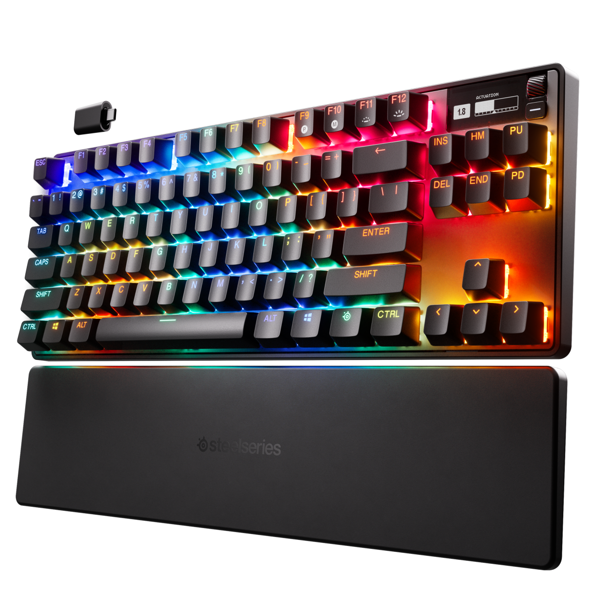 Bild von SteelSeries Apex Pro TKL Wireless HyperMagnetic Gaming-Tastatur - Kabellose Gaming Tastatur im E-Sports TKL-Formfaktor