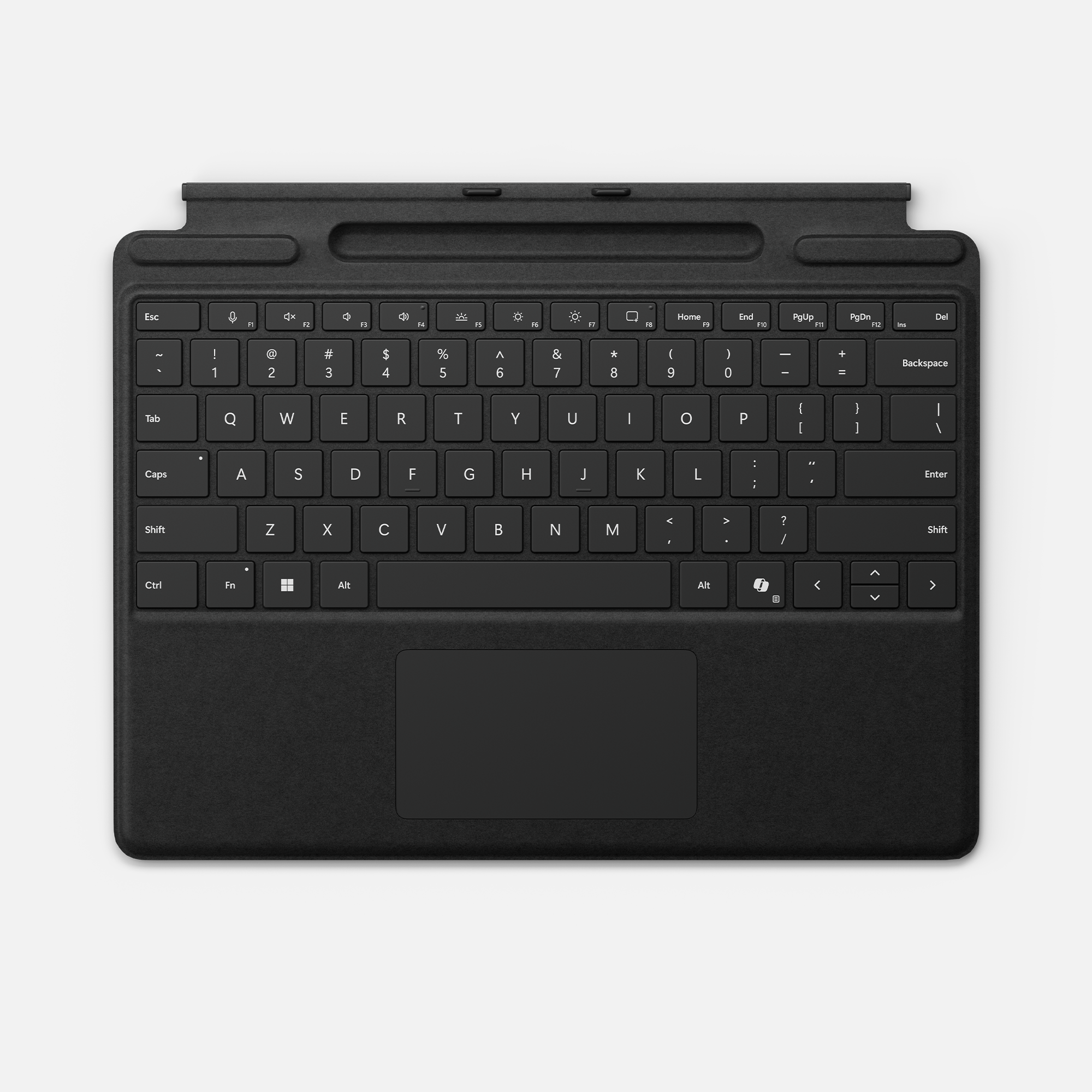 Bild von Microsoft Surface Pro Keyboard mit Stiftaufbewahrung - schwarz