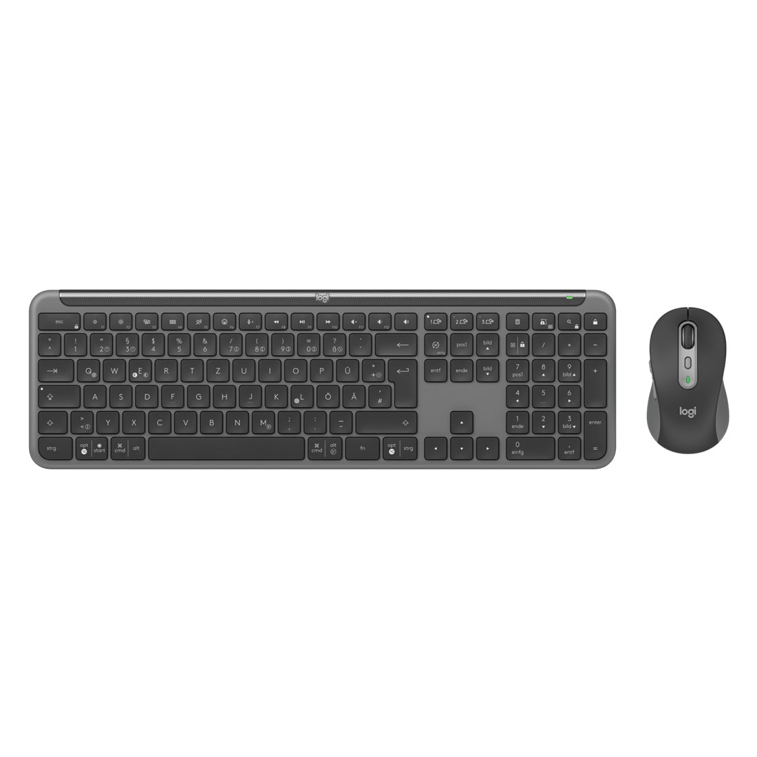 Bild von Logitech Signature Slim Combo MK950 for Business Kabellose Tastatur/Maus-Kombination, Bluetooth, incl. Logi Bolt USB-A-Empfänger