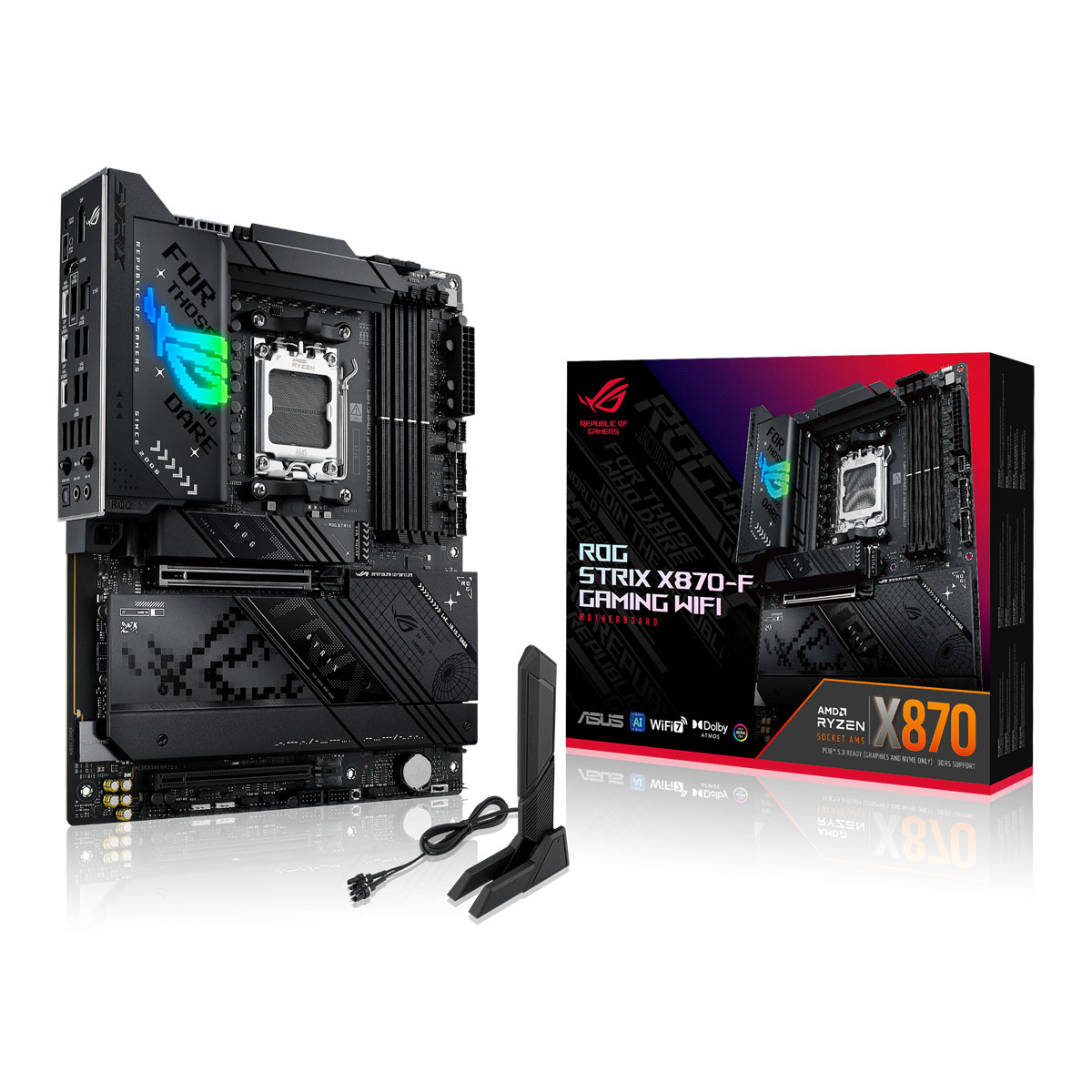 Bild von ASUS ROG STRIX X870-F GAMING WIFI Mainboard Sockel AM5 B-Ware