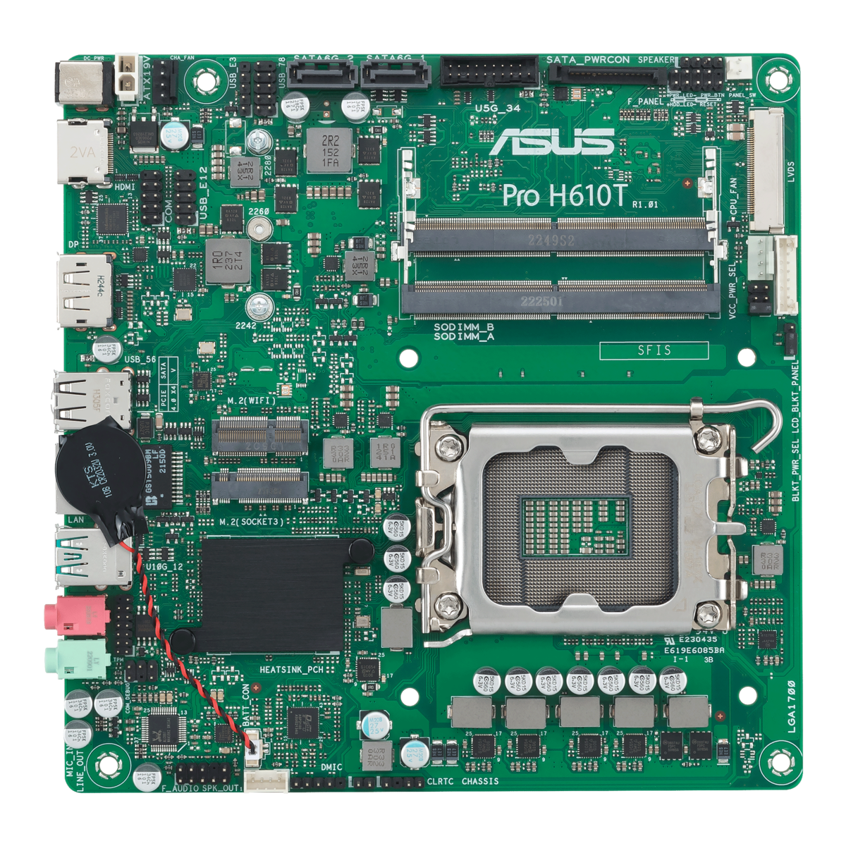 Bild von ASUS Pro H610T-CSM Mainboard
