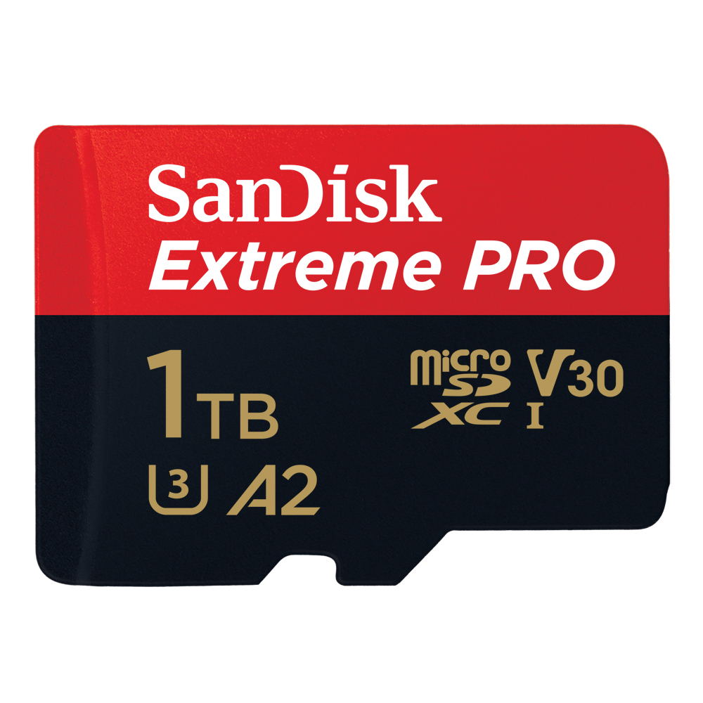 Bild von SanDisk 1TB Extreme PRO microSD Speicherkarte (2022) 200MB/s & 140MB/s Lese/Schreibgeschwindigkeit, A2 C10 V30 UHS-I U3