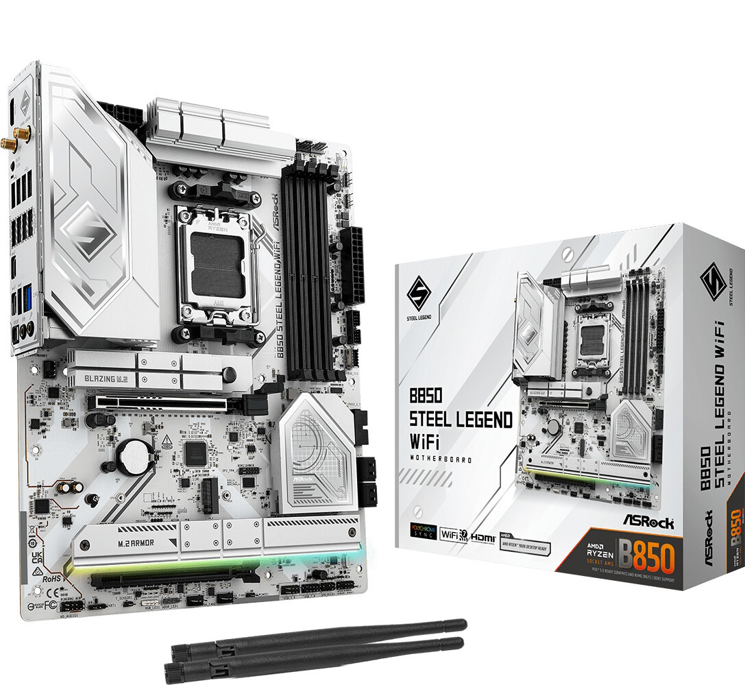 Bild von ASRock B850 Steel Legend WiFi Mainboard