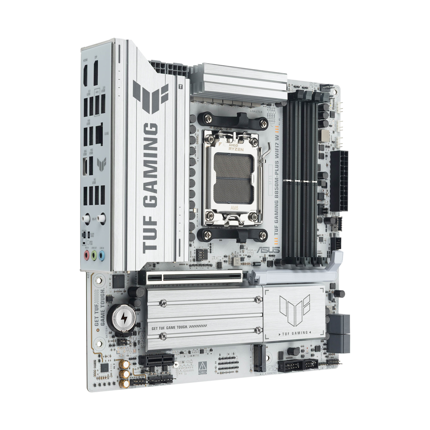 Bild von ASUS TUF GAMING B850M-PLUS WIFI7 W Mainboard Sockel AM5