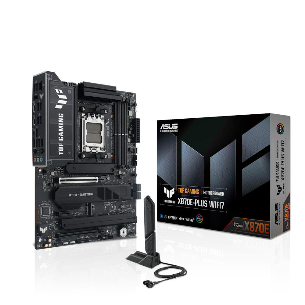 Bild von ASUS TUF Gaming X870E-Plus WIFI 7 Mainboard Sockel AM5