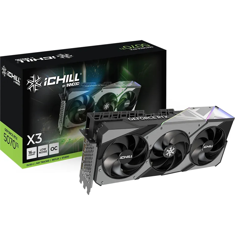 Bild von INNO3D GeForce RTX 5070 Ti iCHILL X3 - 16GB GDDR7, HDMI, 3x DP