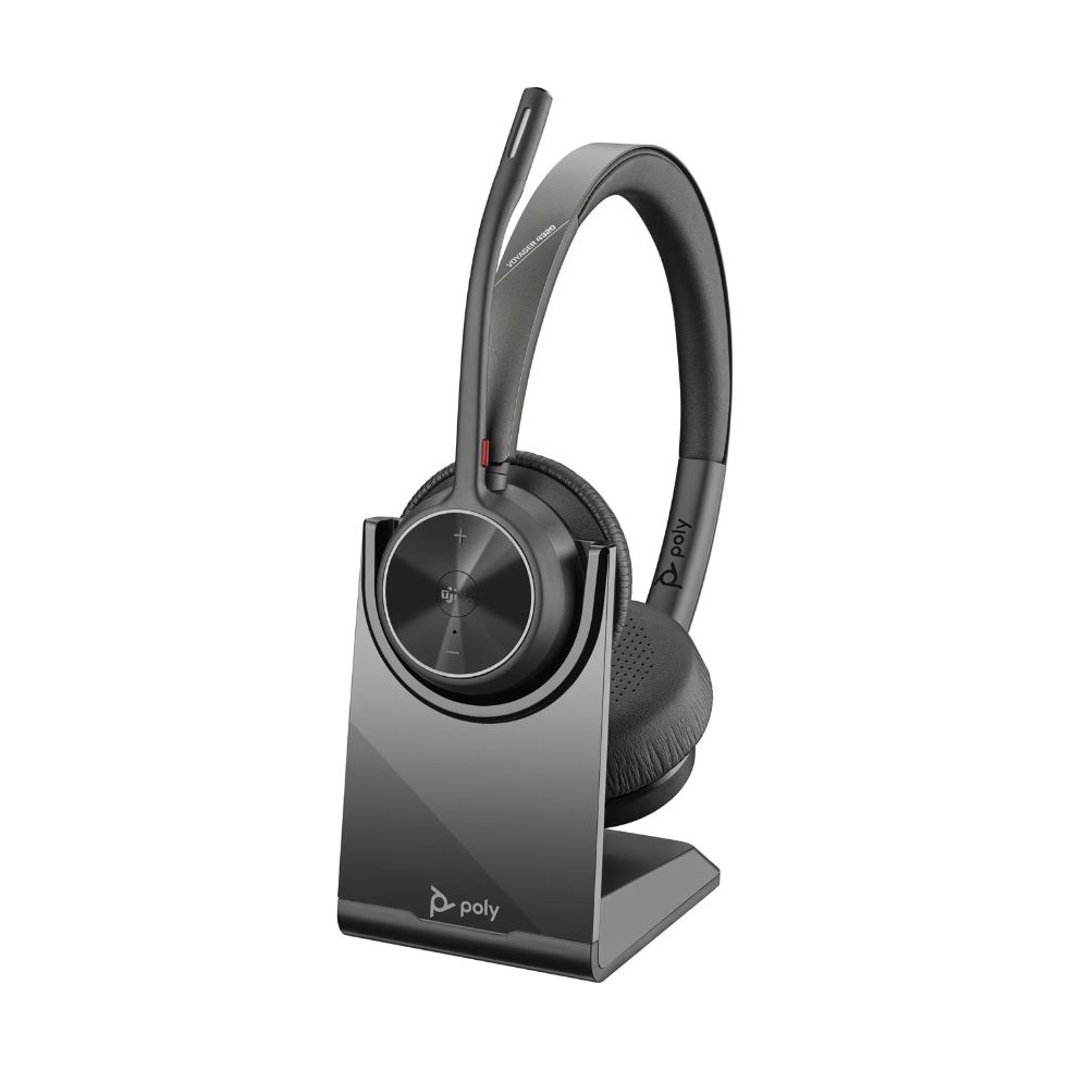 Bild von Poly Voyager 4320 USB-C MS Teams Certified Headset +BT700 dongle +Charging Stand