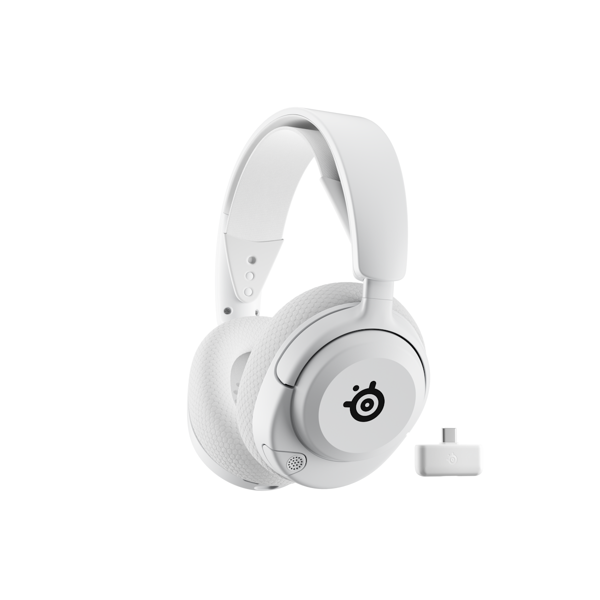Bild von SteelSeries Arctis Nova 5 White kabelloses Gaming Headset für PC, Switch, PlayStation und Mobilgeräte, ClearCast 2.X Mikrofon, 60 Stunden Akkulaufzeit