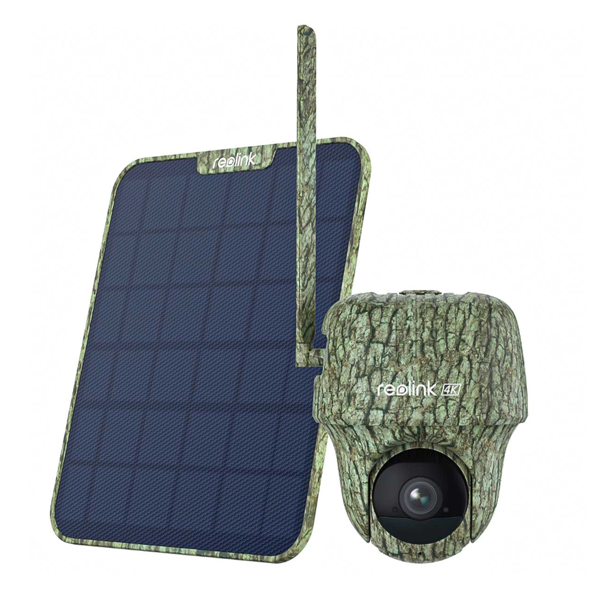 Bild von Reolink Go Series G450 4G Wildkamera mit Solar Panel 2 B-Ware 8MP (3840x2160), Akku-/Solarbetrieb, IP64-Wetterschutz, 360° Rundumsicht, Erkennung von