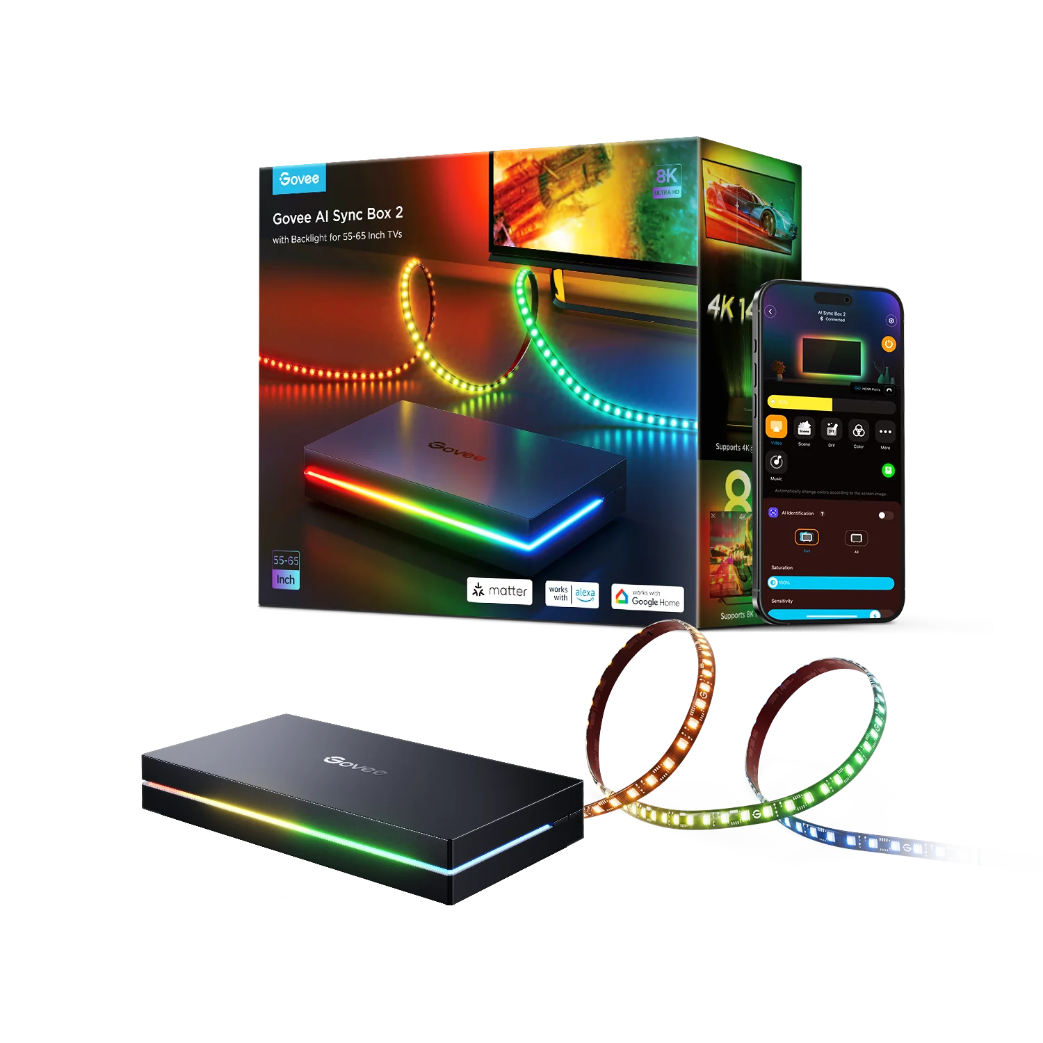 Bild von Govee AI Sync Box Kit 55-65