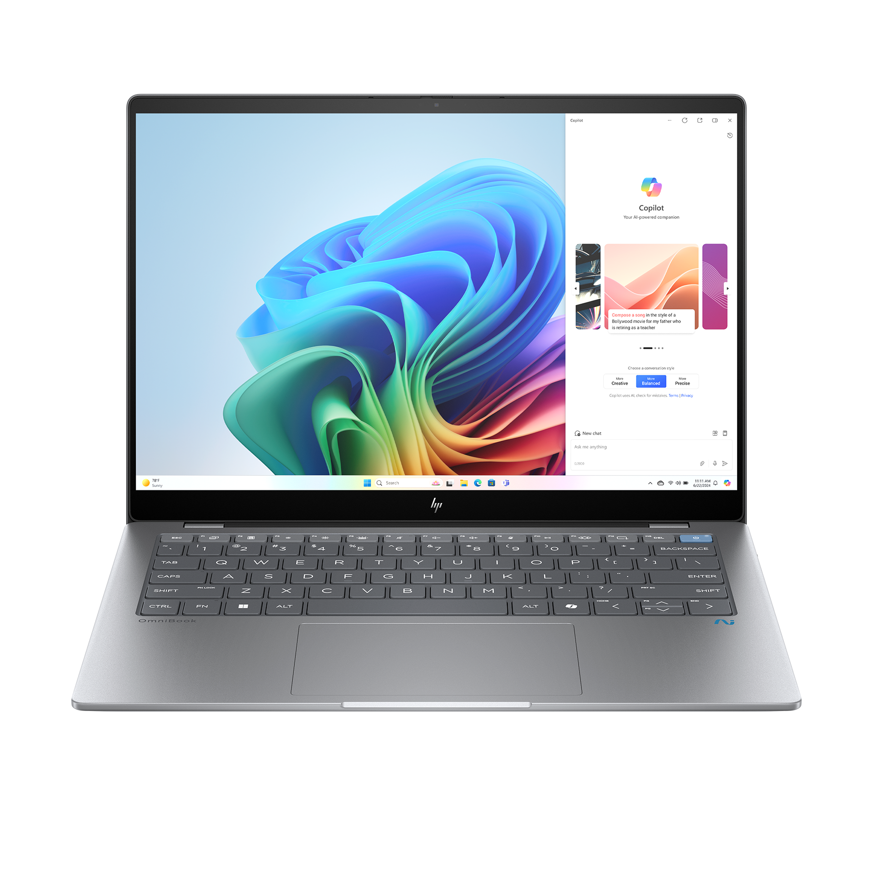 Bild von HP OmniBook X AI PC 14-fe0165ng