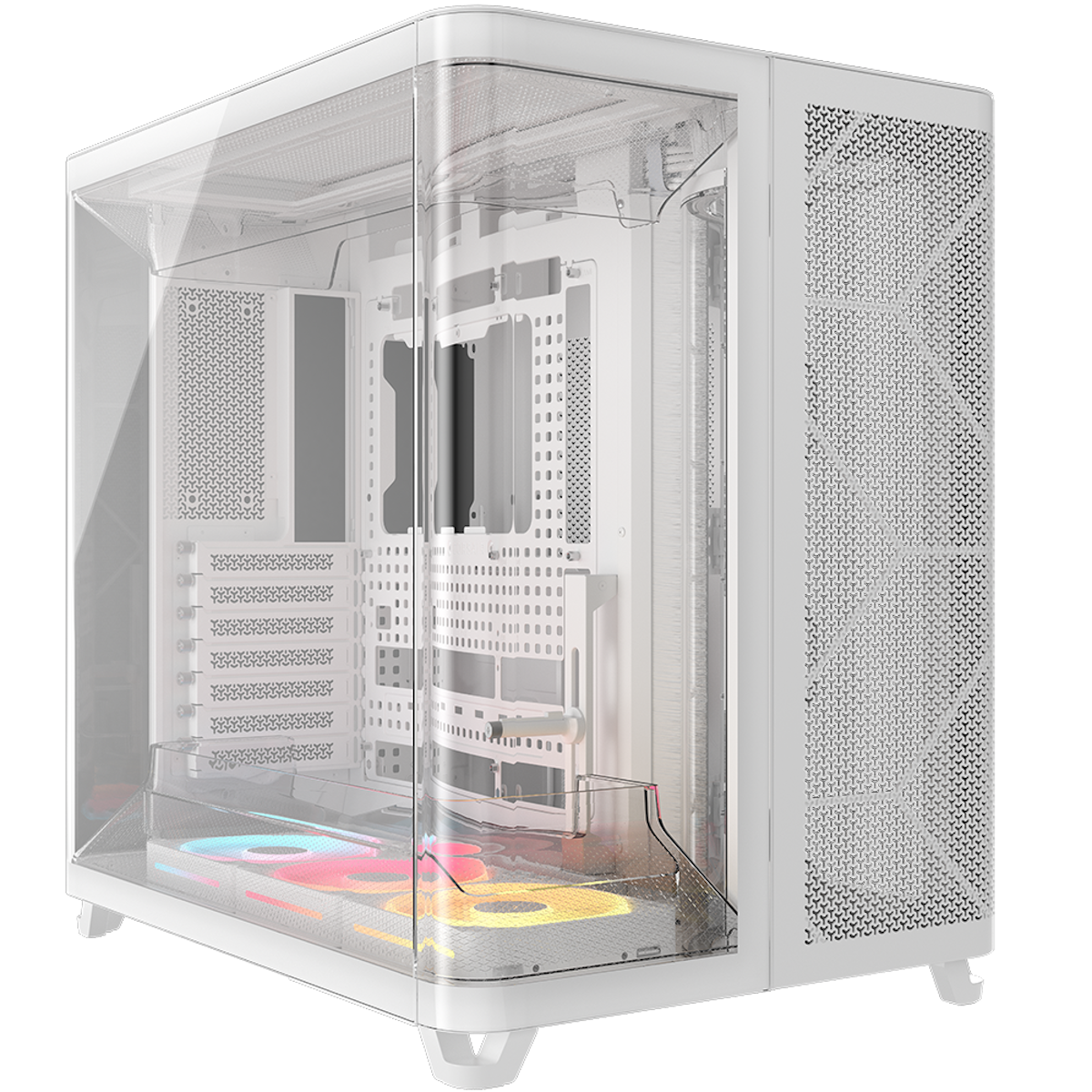 Bild von CORSAIR AIR 5400 LX-R RGB iCUE LINK weiß | PC-Gehäuse