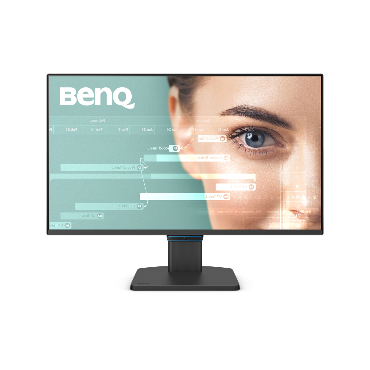 Bild von BenQ GW2490C Office Monitor 60,45 cm (23,8 Zoll) schwarz FHD, 16:9, 5 ms, 250 cd/m², IPS, Eye-Care