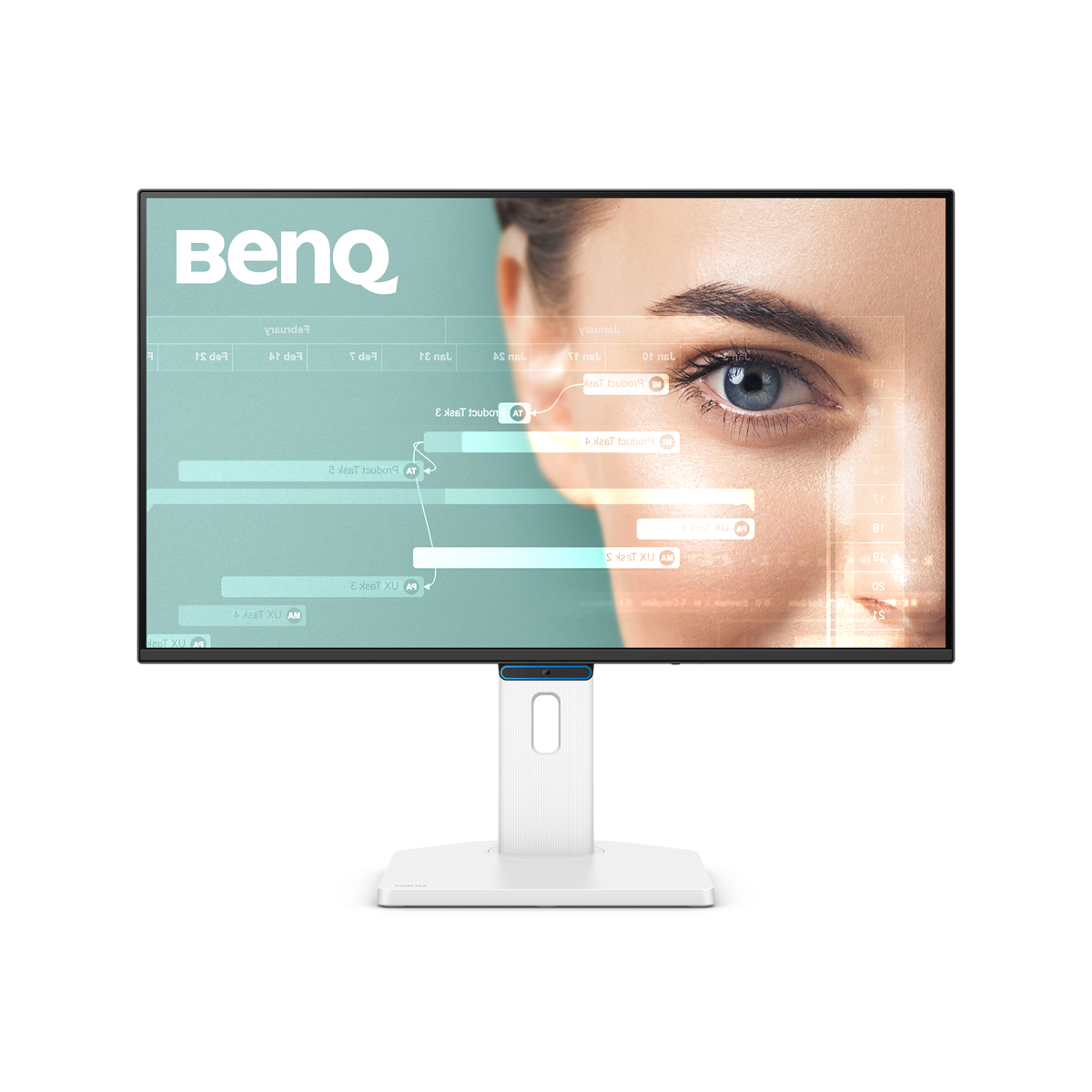 Bild von BenQ GW2790TC Office Monitor 68,58 cm (27 Zoll) schwarz/weiß FHD, 16:9, 5 ms, 250 cd/m², IPS, 1× USB-C