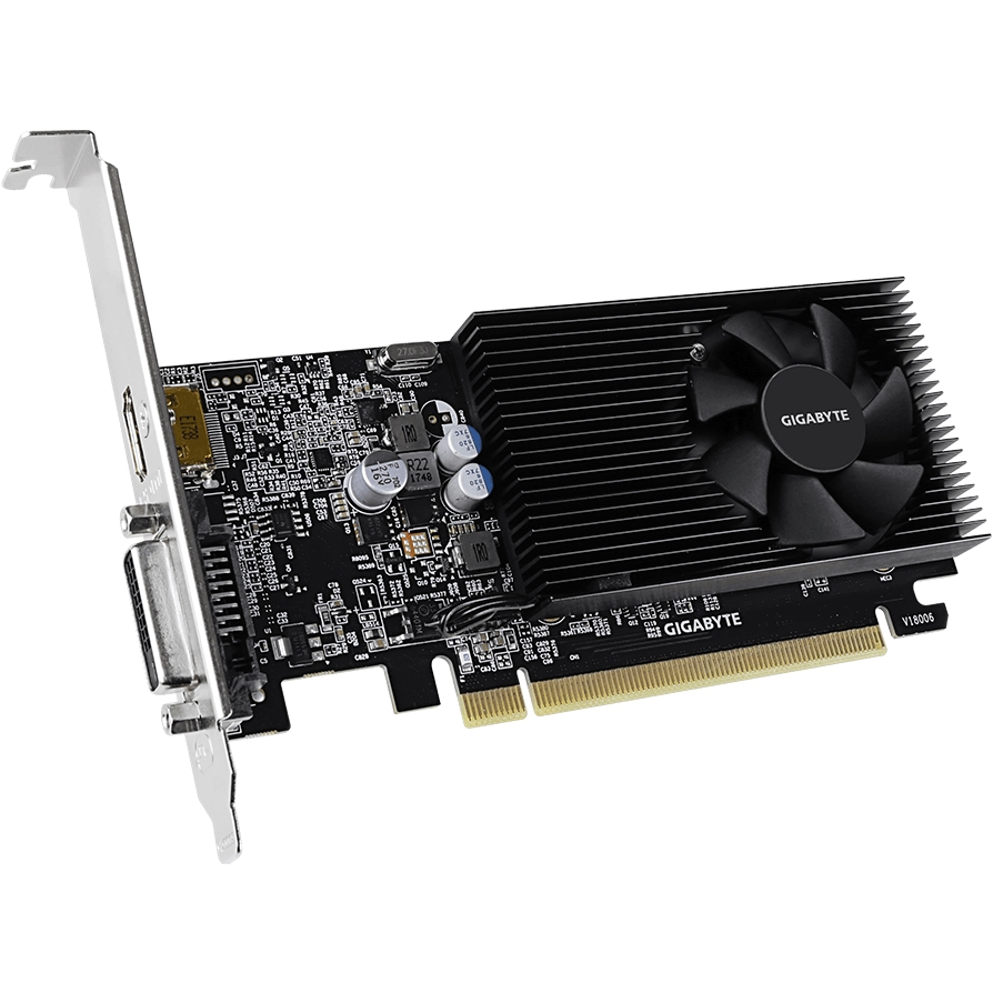 Bild von Gigabyte GeForce GT 1030 Low Profile D4 2G 2GB DDR4 Grafikkarte - DVI/HDMI