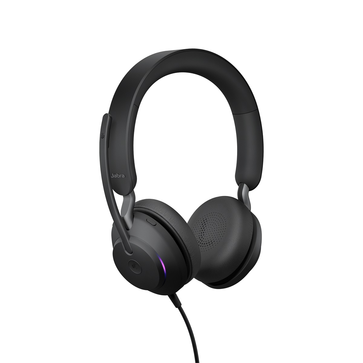 Bild von Jabra Evolve2 40 SE, Beidseitiges Headset, Kabelgebunden USB-C-Anschluss, 3 Mikrofone, Geräuschisolierendes Design, MS Teams zertifiziert