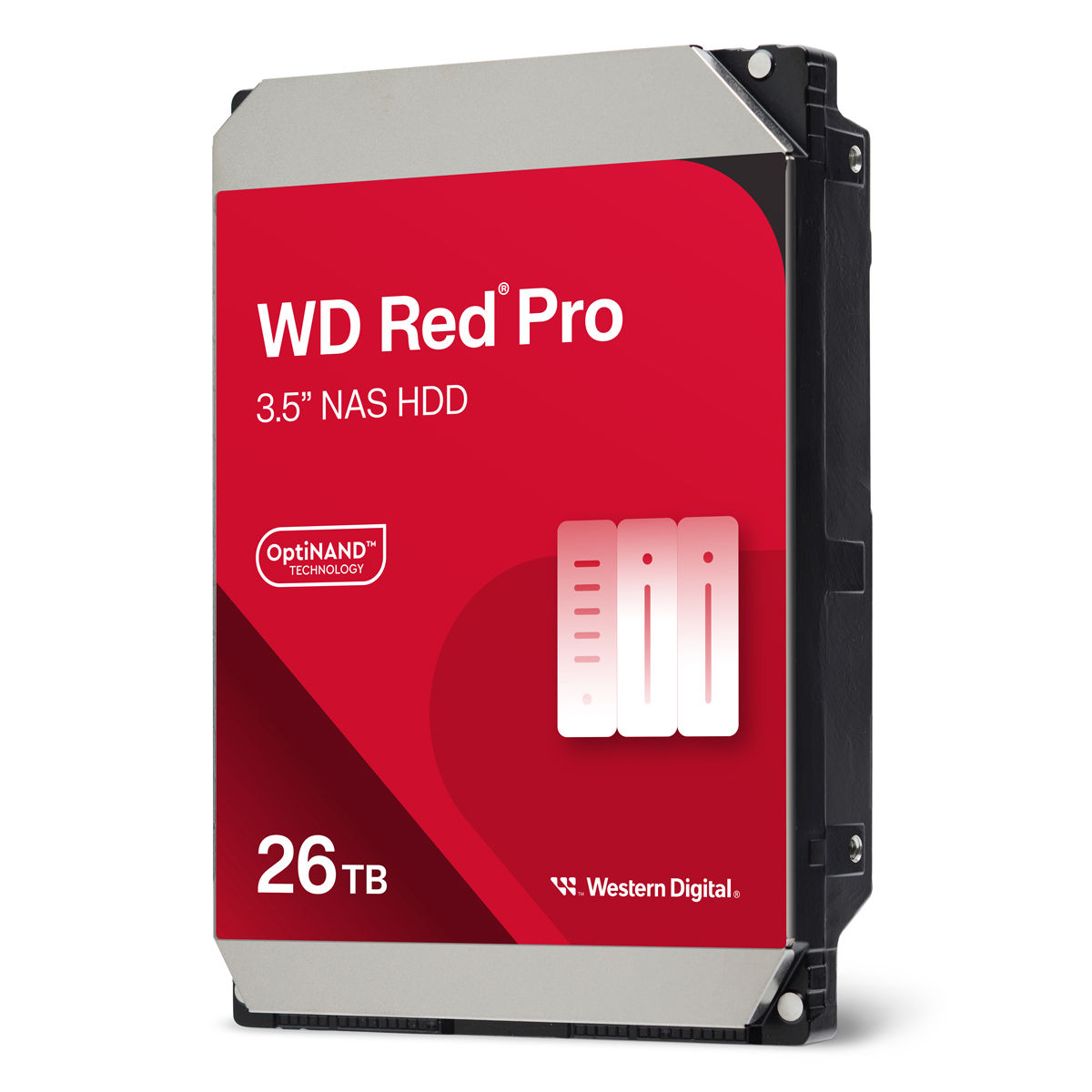 Bild von Western Digital WD Red Pro 26TB 3.5 Zoll SATA Interne NAS Festplatte (CMR)