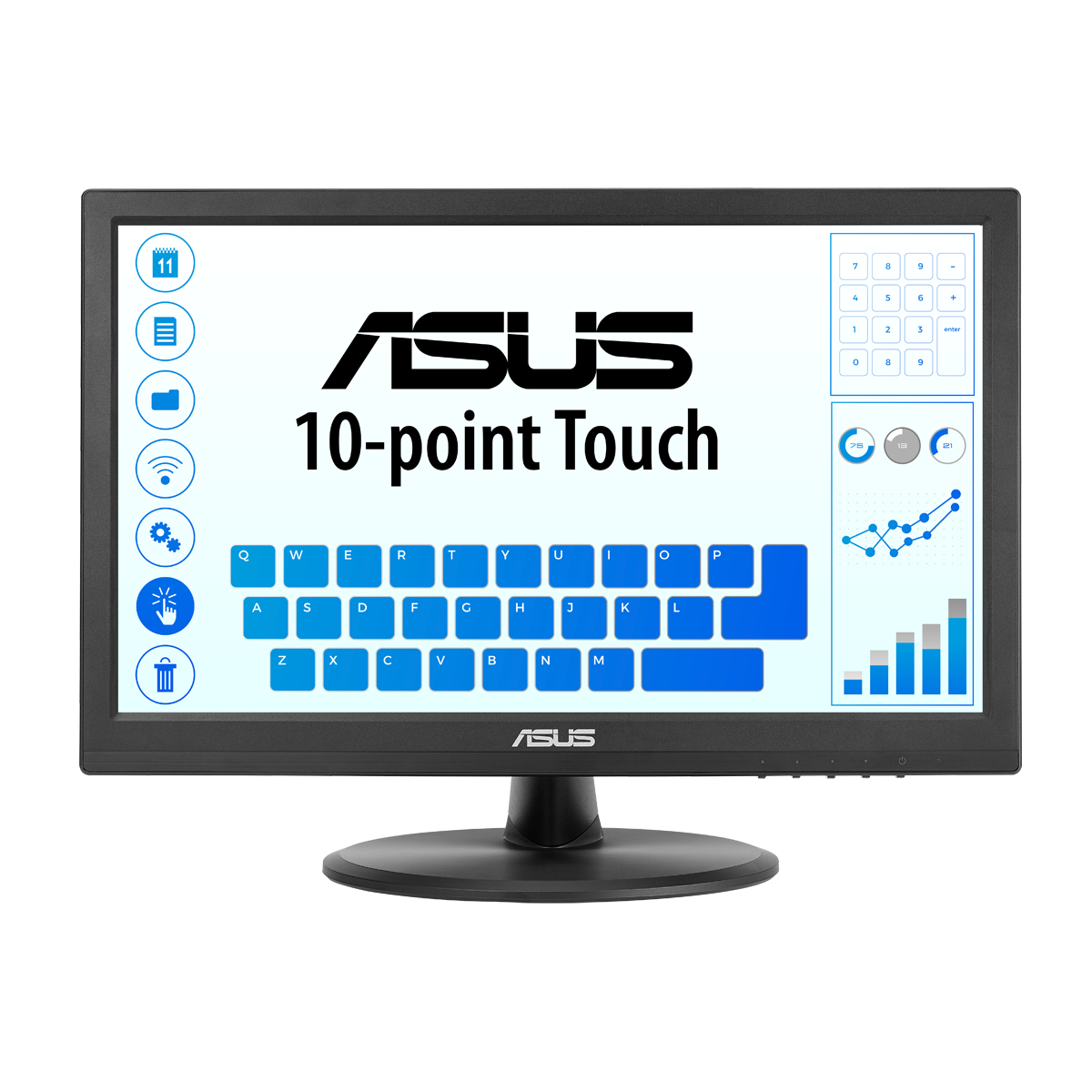 Bild von ASUS VT169HE 15,6 Zoll - Touch Office Monitor 39,6cm (15,6"), FHD, IPS, 60Hz, HDMI, VGA