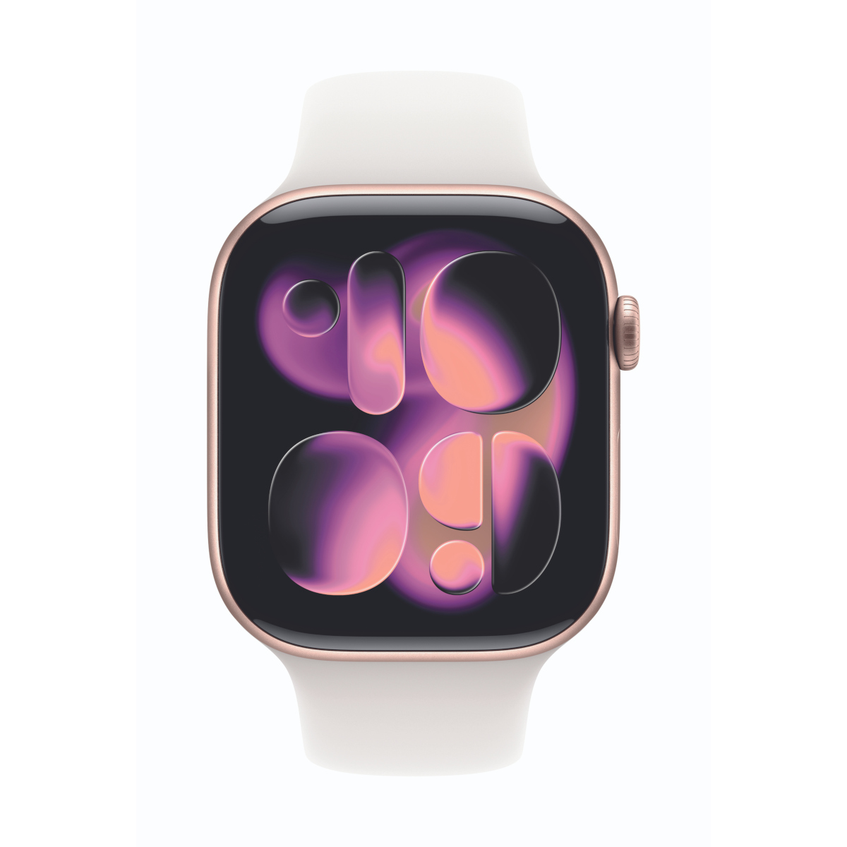 Bild von Apple Watch Series 11 Cellular 46mm Roségold Aluminium G B-Ware mit Blassrosa Sport Band - M/L