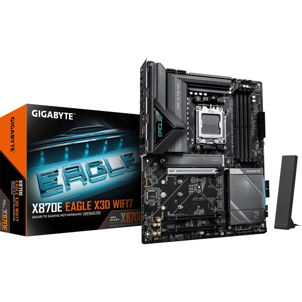 Bild von GIGABYTE X870E Eagle X3D WIFI7 Mainboard Sockel AM5