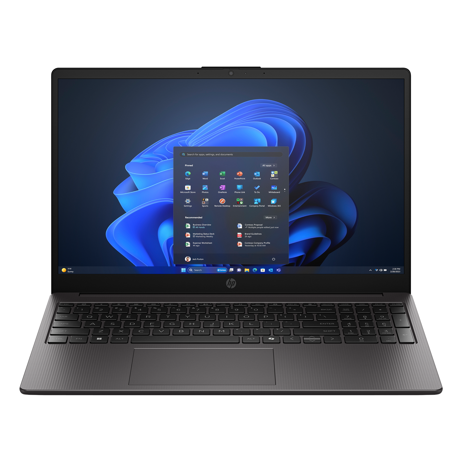 Bild von HP 250R G10 C91WTES 15,6" FHD IPS, Intel Core 3 100U, 8GB RAM, 512GB SSD, Windows 11