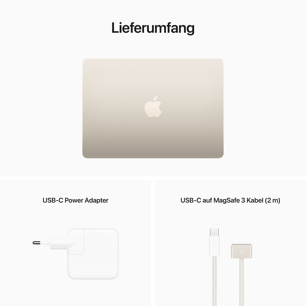 Bild von Apple MacBook Air (M2, 2022) MLY23D/A Polarstern