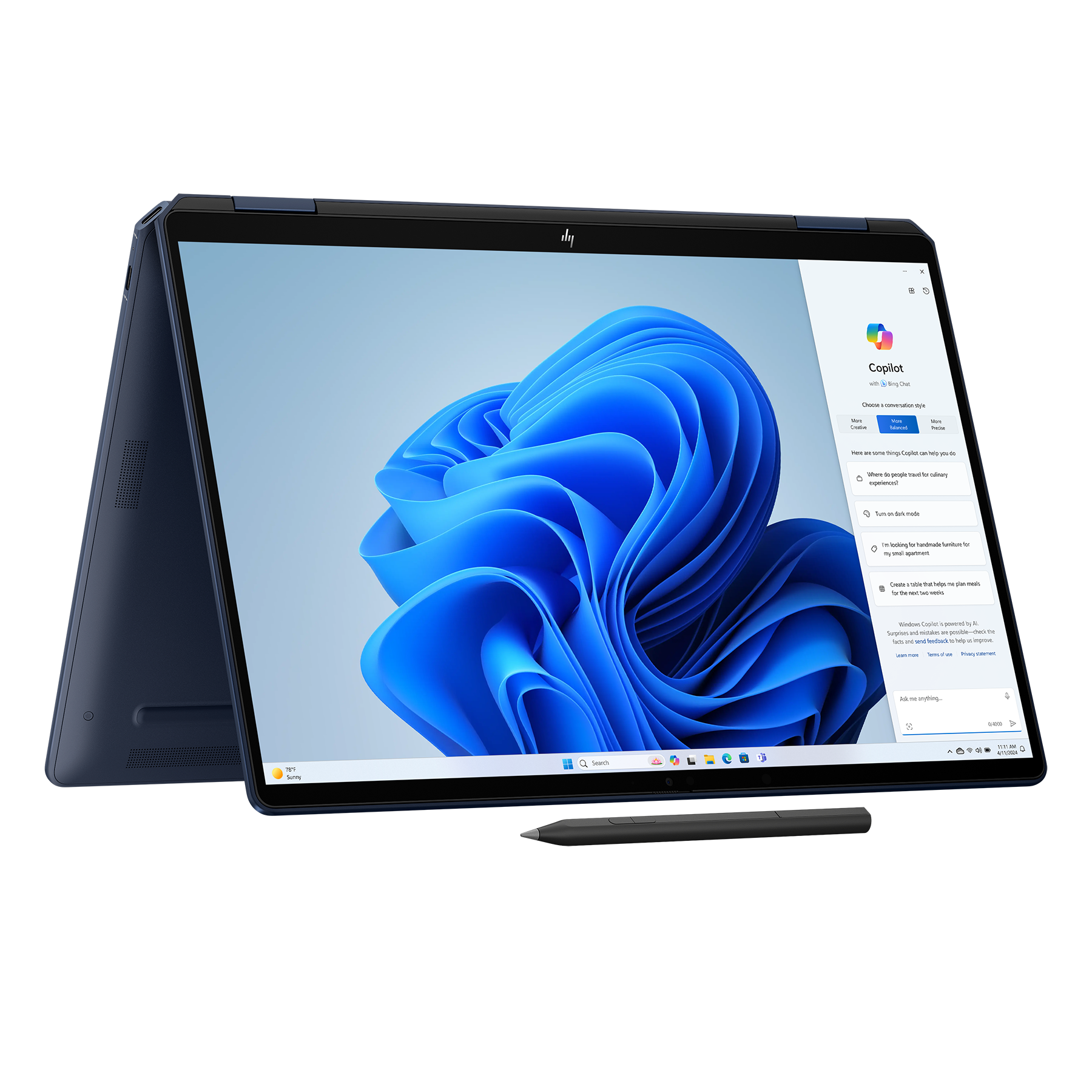 Bild von HP OmniBook Ultra Flip 14-fh0174ng inkl. HDMI Adapter & Pen