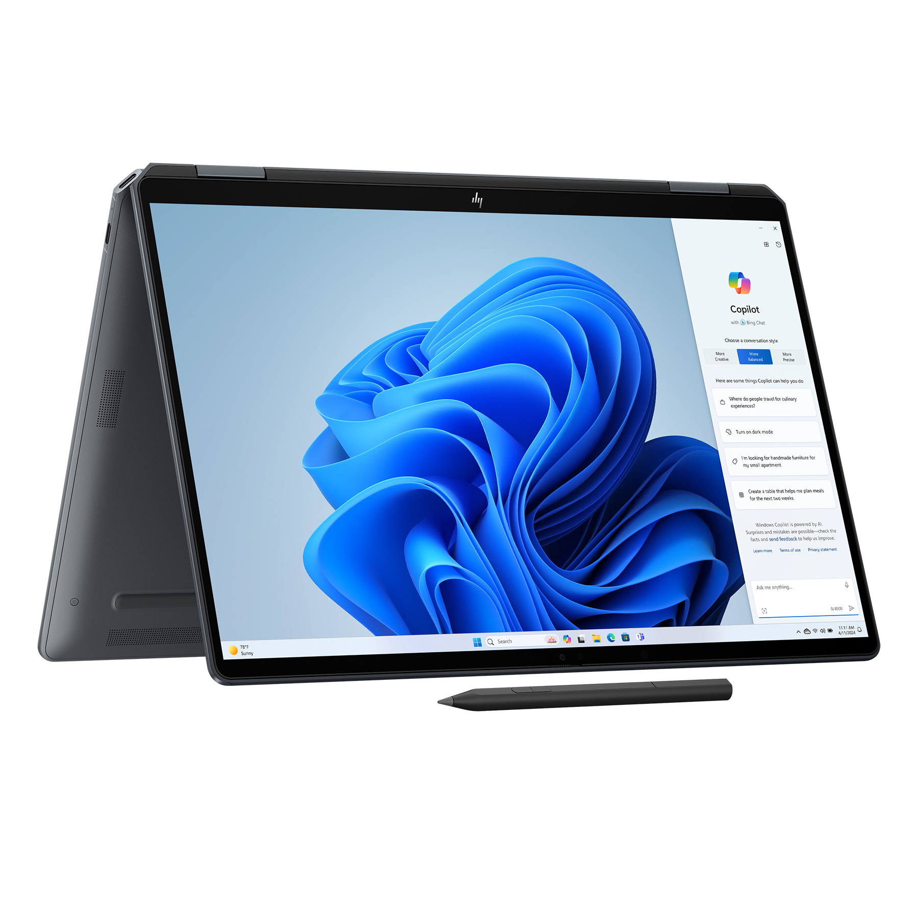 Bild von HP OmniBook Ultra Flip 14-fh0176ng inkl. HDMI Adapter & Pen
