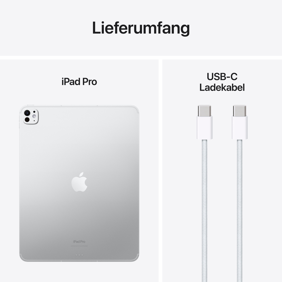 Bild von Apple iPad Pro 13 Wi-Fi + Cellular 256GB silber (7.Gen.)