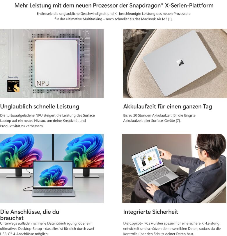 Microsoft Surface Laptop Copilot+ PC 13,8 Zoll - 16GB - 512GB _7