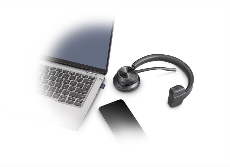Poly Voyager 4320 UC Bluetooth Headset, Binaural,_3