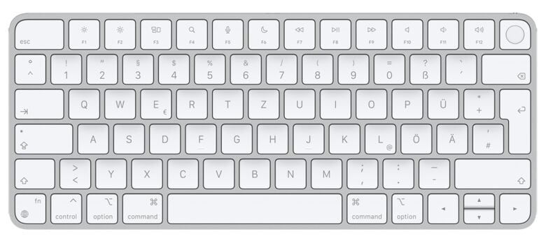 Apple Magic Keyboard weiß mit Touch ID