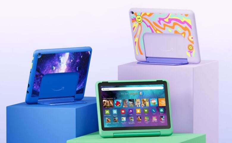 *EOL*Amazon Fire HD 10 Kids Pro-Tablet (2023), Happy-Day-Design _1