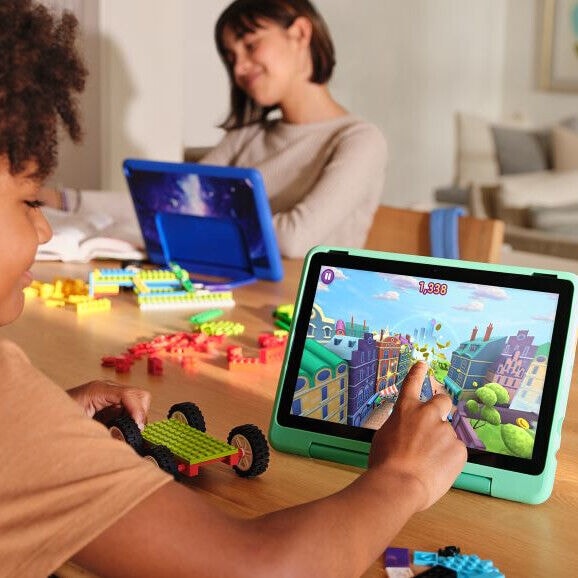 *EOL*Amazon Fire HD 10 Kids Pro-Tablet (2023), Happy-Day-Design _5