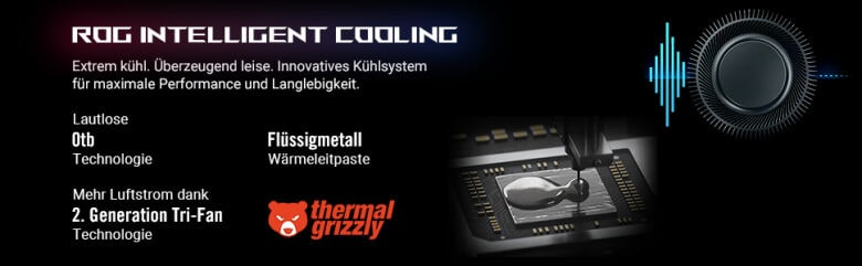 ROG intelligent cooling